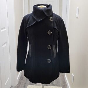 Mackage Black Wool Winter Jacket